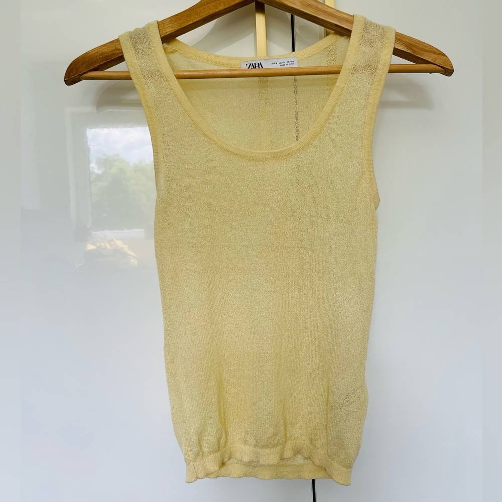 Zara sleeveless knit tank